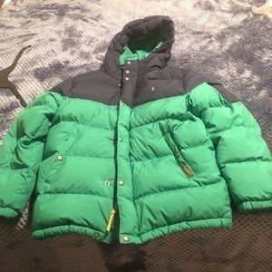 Polo green and navy blue jacket